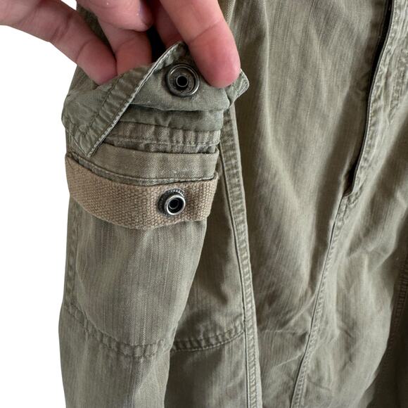 Columbia 100% Cotton Light Brown Knee Length Lightweight Skirt Pockets Size 16 - Picture 5 of 7